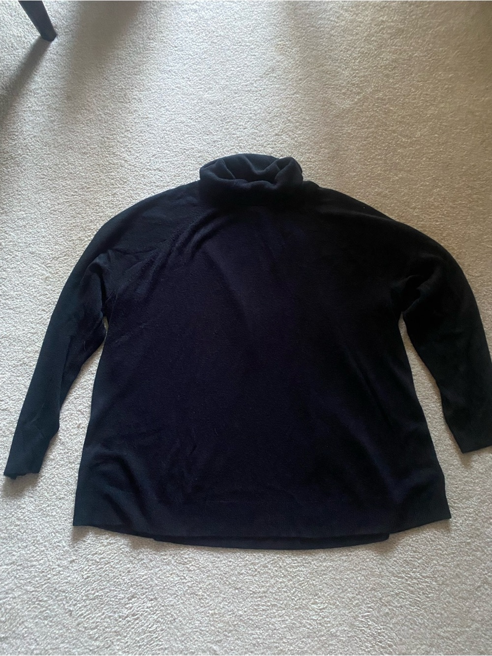 Karen Scott Black Turtleneck Sweater
